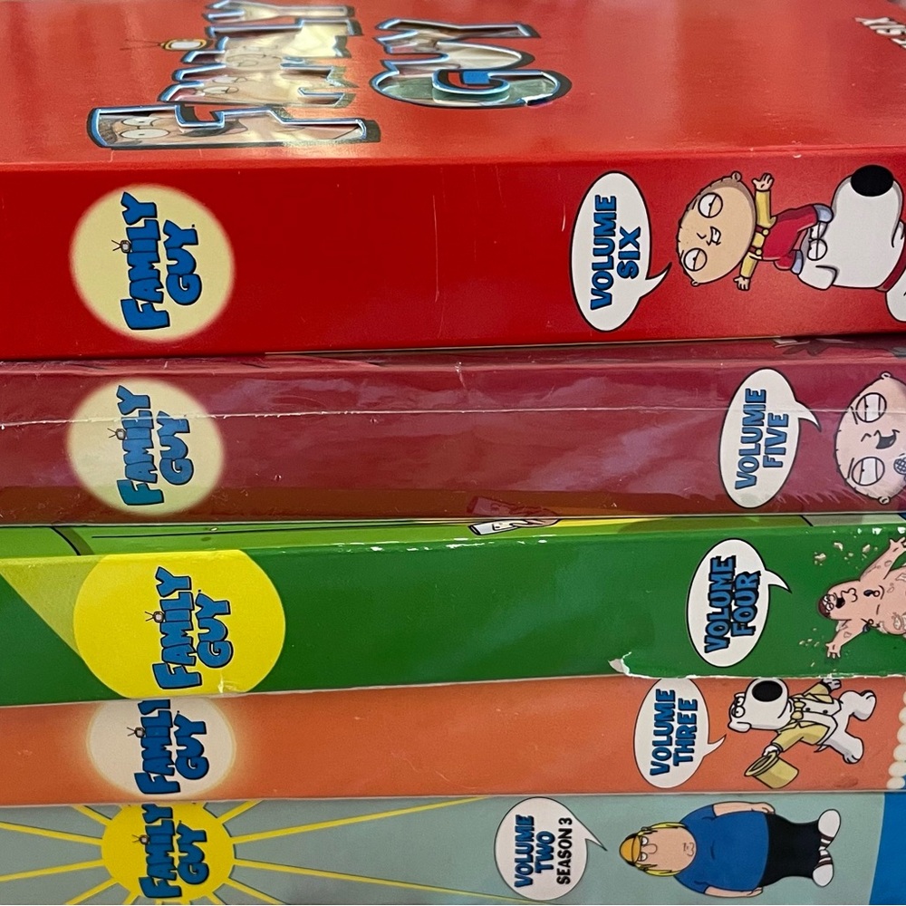 Family Guy DVD lot Seasons 3-7